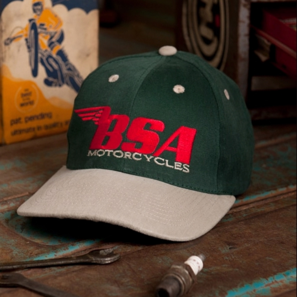 BSA Green Embroidered Cap Hat - NEW FAST SHIPPING